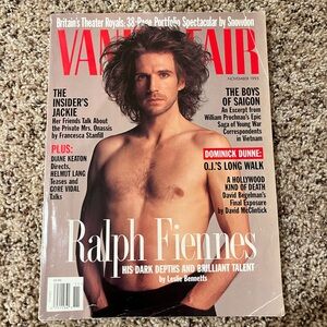 Vintage Vanity Fair November 1995 Ralph Fiennes Britain Theater Royals Jude Law